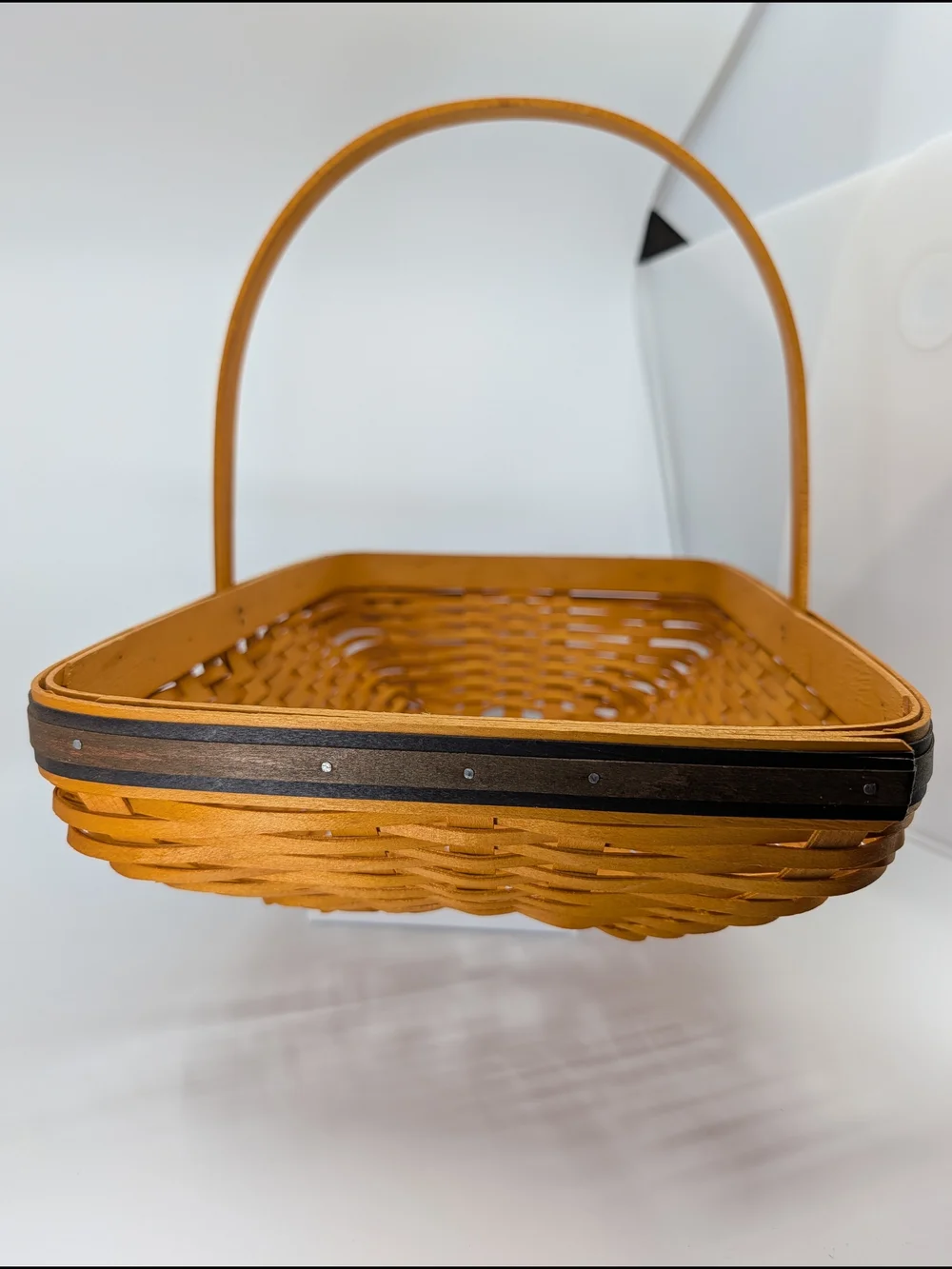Longaberger 2000 Collectors Club Spring Meadow Basket/Liner/Protector/Tie-On